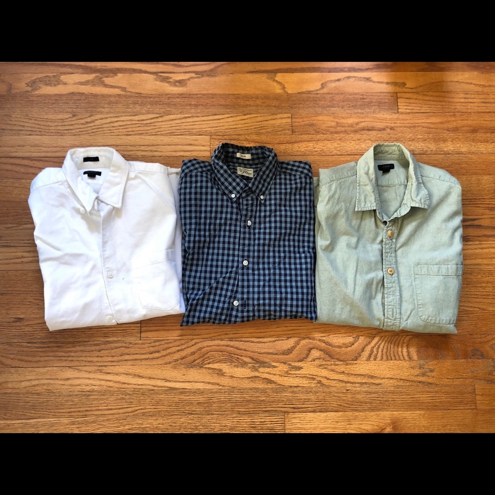 Jcrew casual shirt ( set of 3)